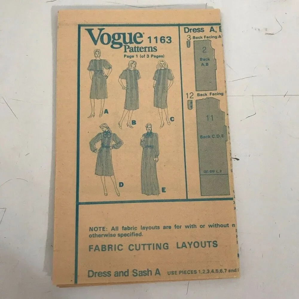 Vogue #1163 vintage